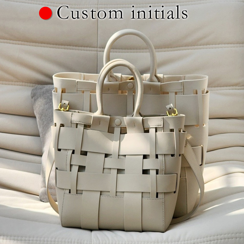 Luxury Bags Reseller - Aangepaste initialen lederen tassen voor vrouwen