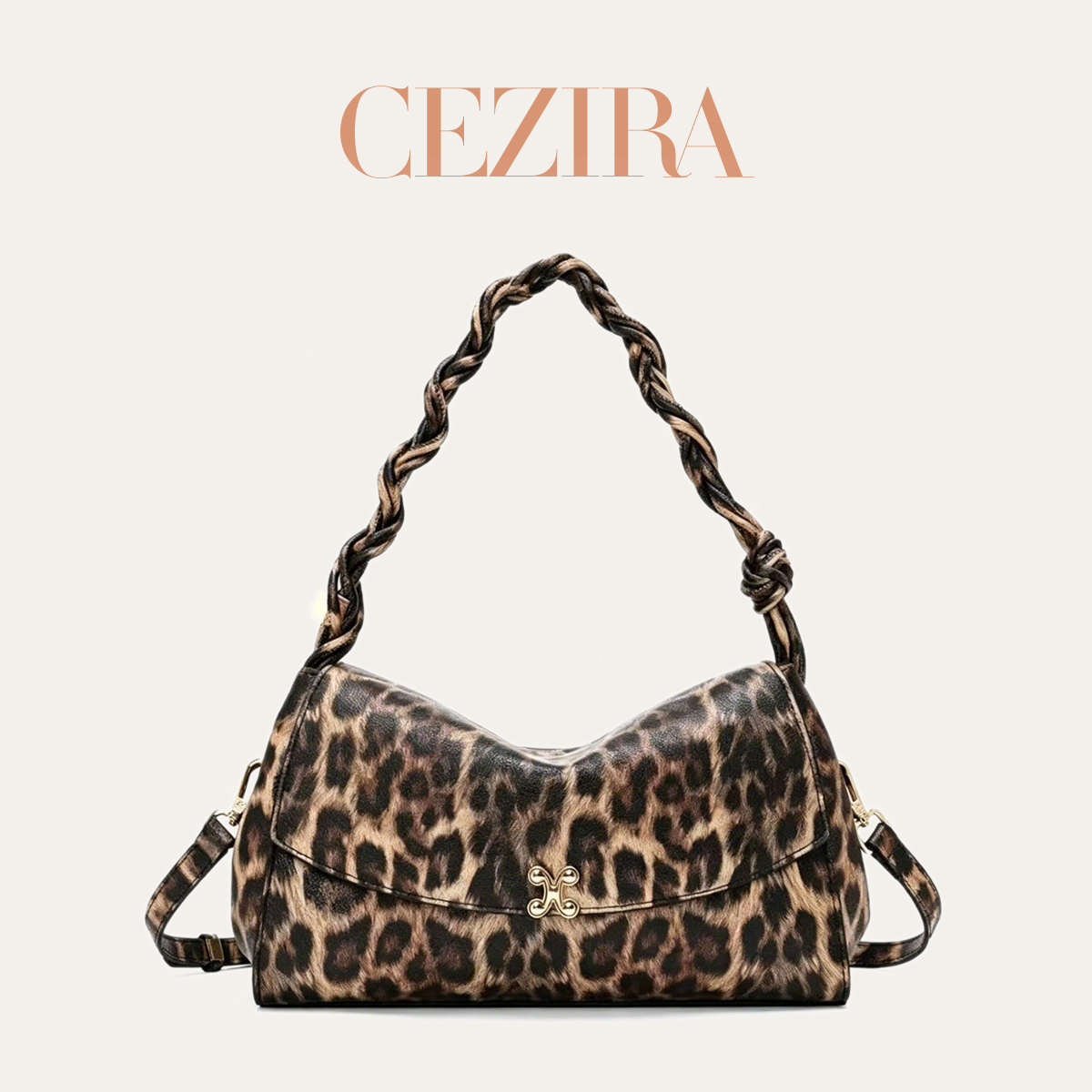 Luxury Bags Vegan - CR Hoge Kwaliteit Mode Luipaardprint PU