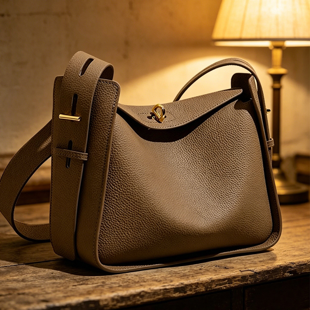 Luxury Bags On Sale - Echt leren damestassen met brede schouderband