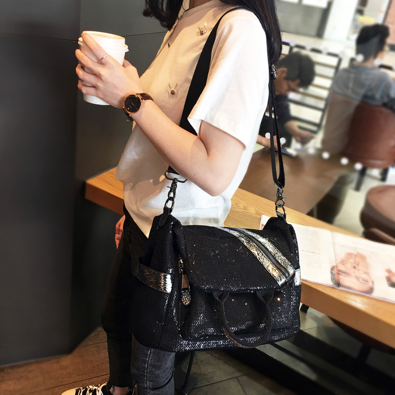 Nieuwe Dames Nylon Pailletten  - Luxury Bags With Zipper recensie en prijs