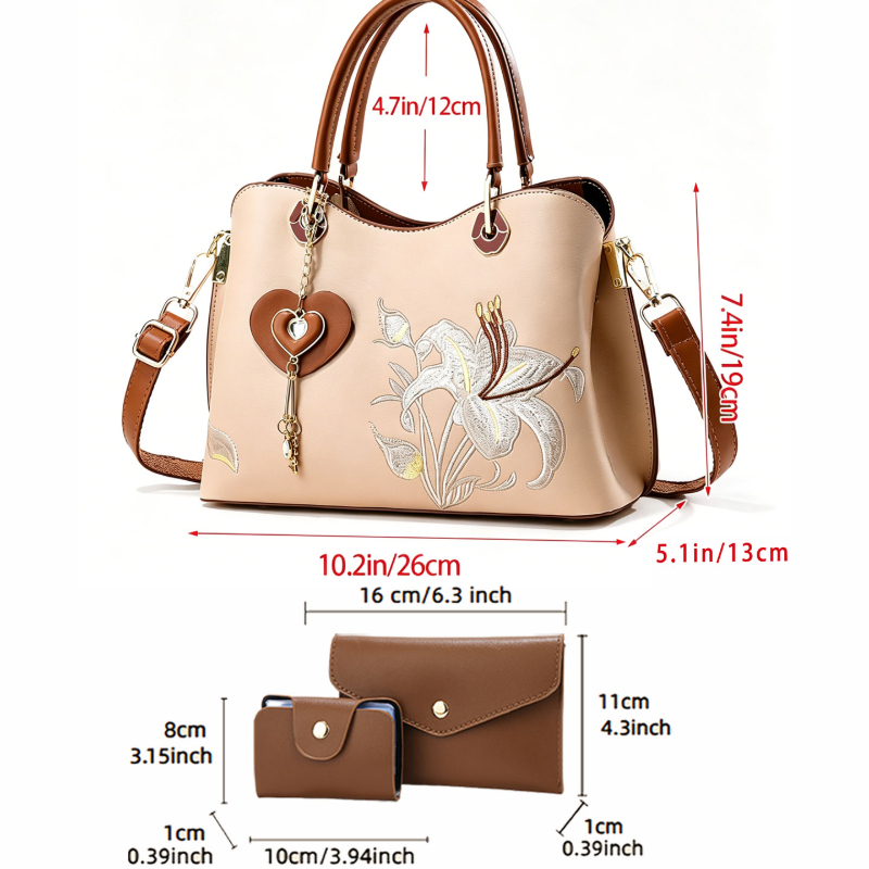 Chinees-geïnspireerde geborduu - Luxury Bags With Zipper recensie en prijs