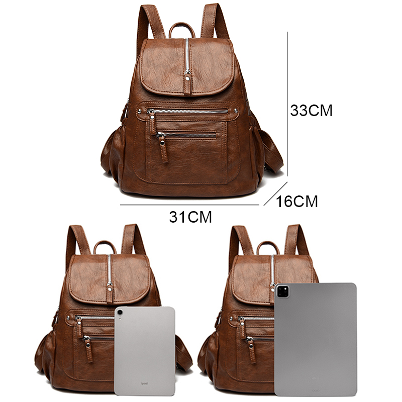 Luxe Vrouwen Echt Lederen Rugz - Xl Luxury Bags recensie en prijs