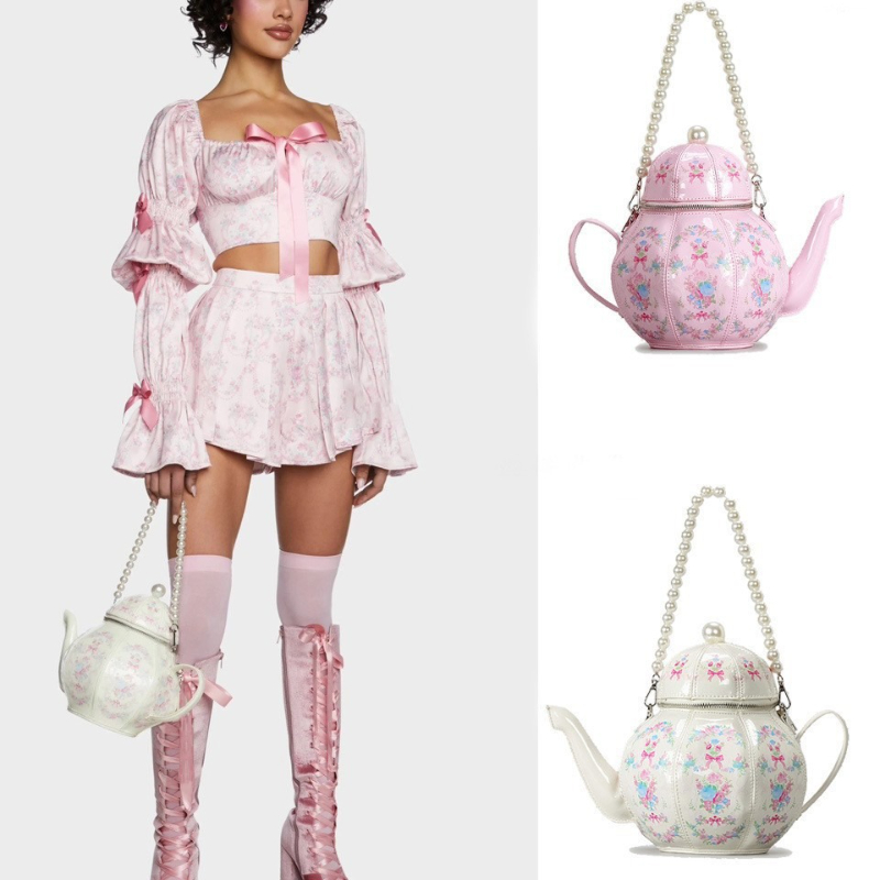 Parelketting Theepot Crossbody - Luxury Bags On Sale recensie en prijs