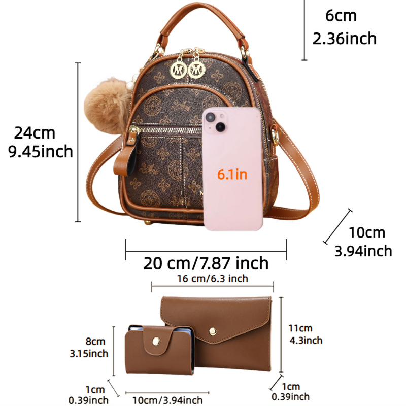 3-delige dames tasset, lichtge - Luxury Bags With Zipper recensie en prijs
