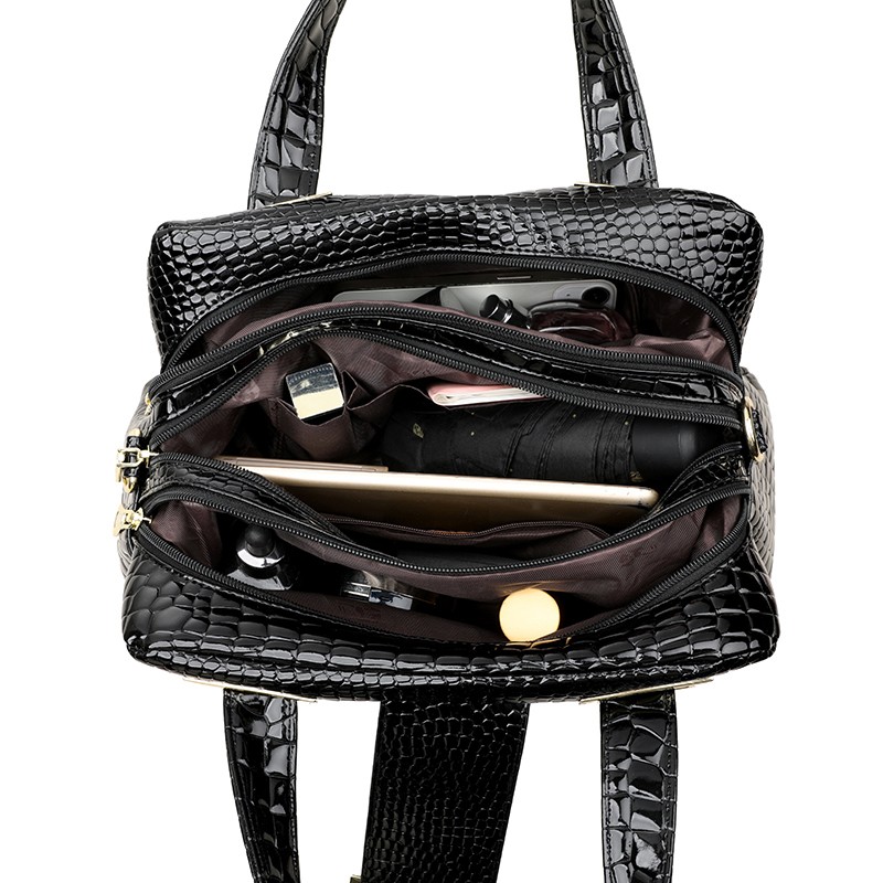 Luxe handtas met krokodillenpr - Luxury Bags With Zipper recensie en prijs