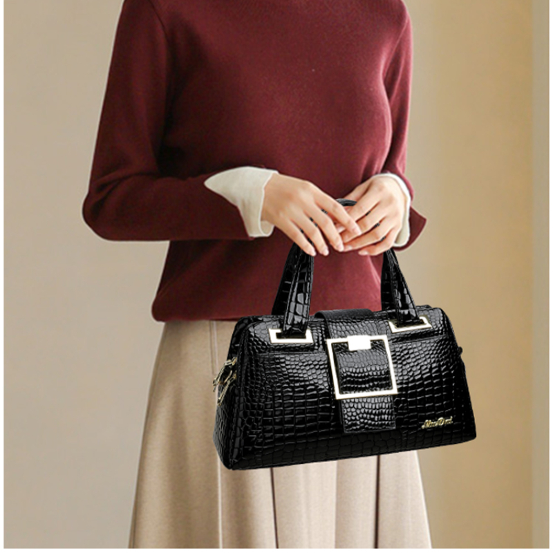Luxe handtas met krokodillenpr - Luxury Bags With Zipper recensie en prijs