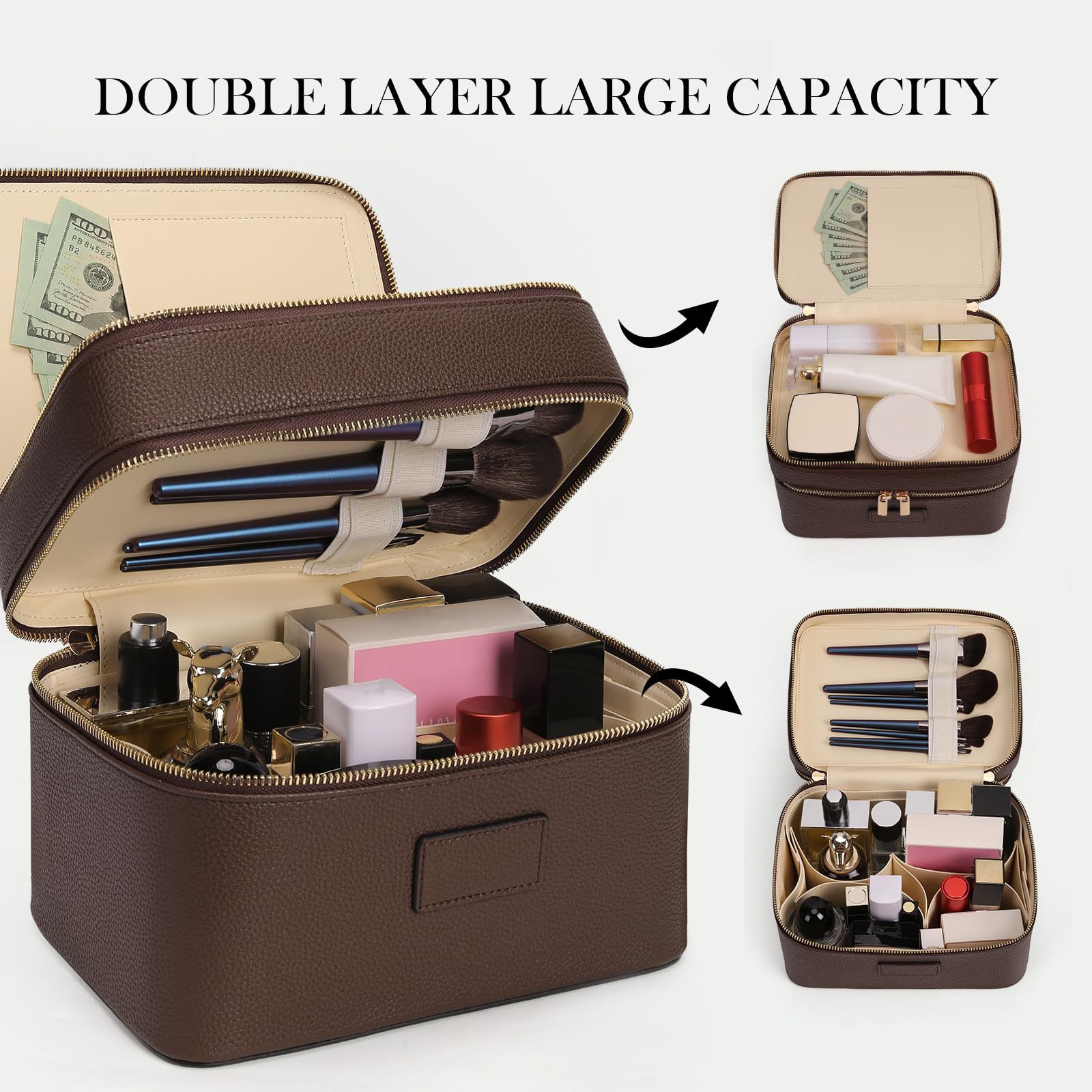 Grote capaciteit dubbele laag  - Xl Luxury Bags recensie en prijs