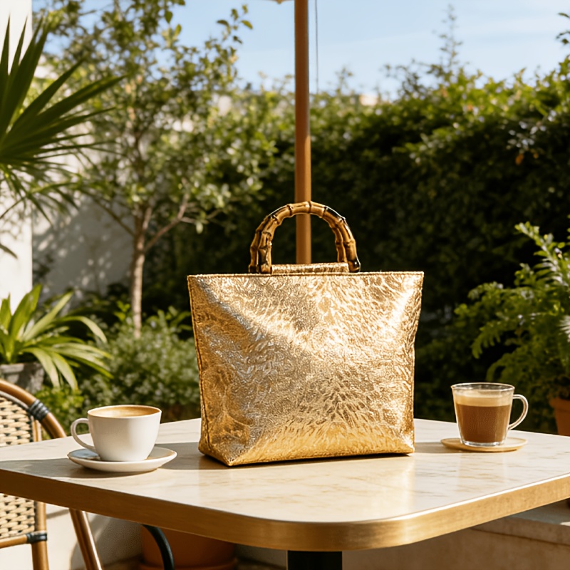 Lichte, luxe handtas van metal - Luxury Bags Reseller recensie en prijs