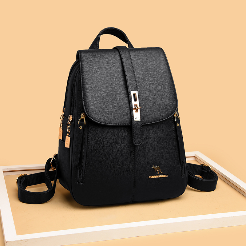 Luxe Vrouwen Lederen Rugzakken - Luxury Bags With Zipper recensie en prijs