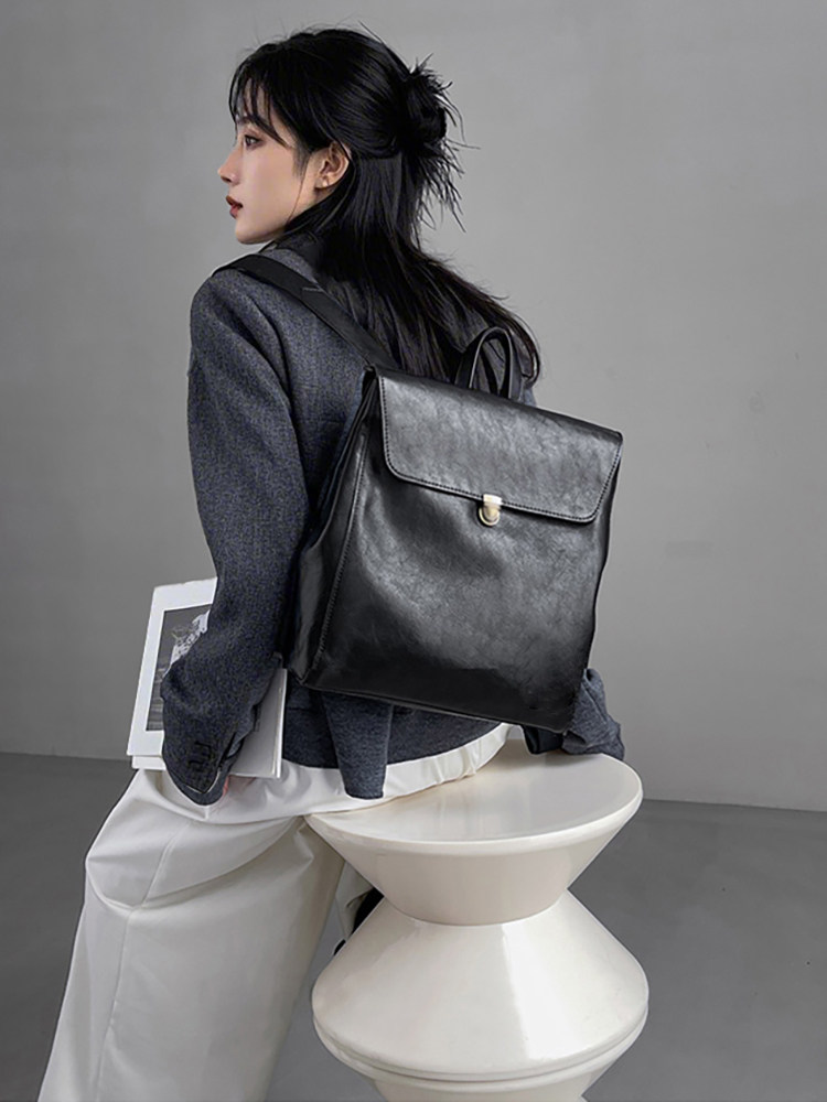 Luxe merkrugzak van echt leer  - Luxury Bags With Zipper recensie en prijs