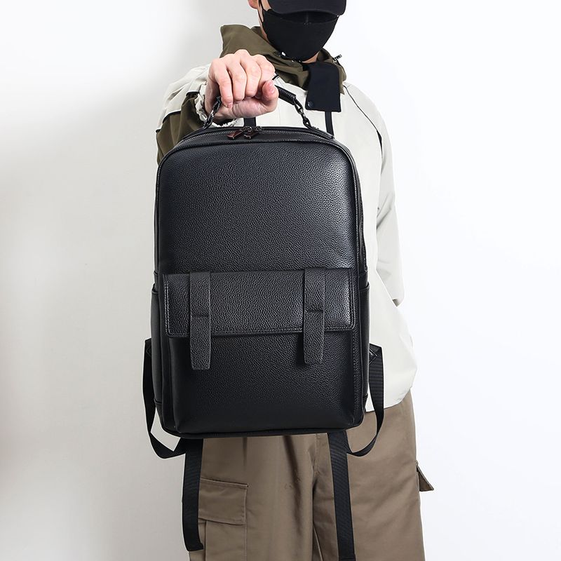 Luxe leren herenrugzak met USB - Luxury Bags With Zipper recensie en prijs